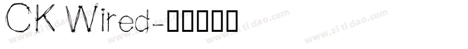 CK Wired字体转换